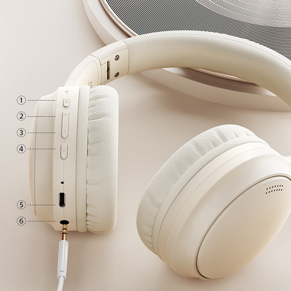 Bluetooth Over-Ear-Kopfhörer mit ANC-Geräuschunterdrückung