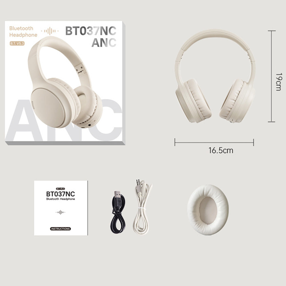 Bluetooth Over-Ear-Kopfhörer mit ANC-Geräuschunterdrückung